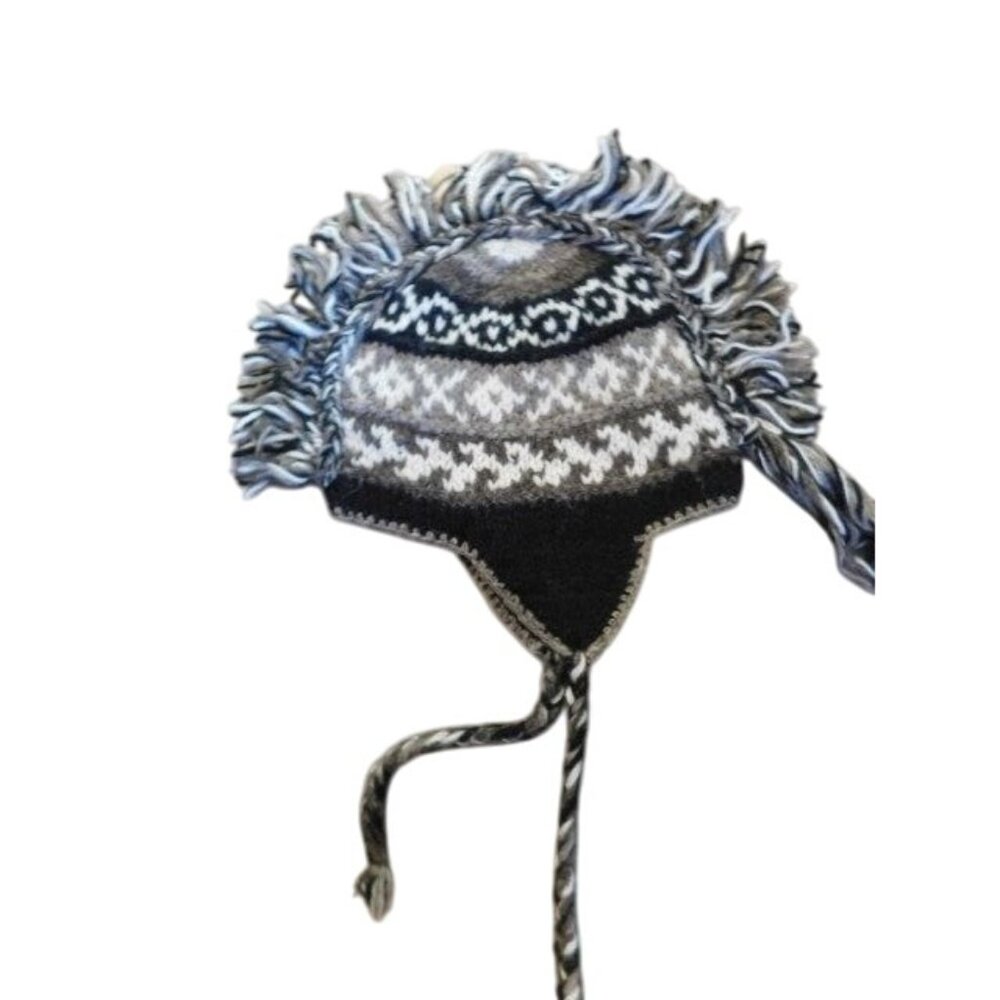 Cheveux Wool Mohawk Style Lined Warm Winter Hat NWT